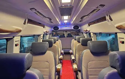 14 Seater Maharaja Tempo Traveller.